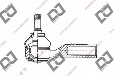 DJ PARTS de1218 -  Наконечник поперечной рулевой тяги